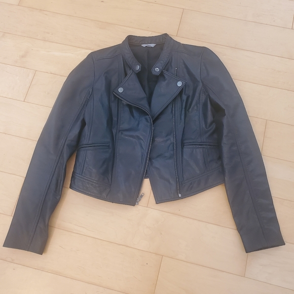 Rubbish Black Leather Jacket - Picture 3 of 4